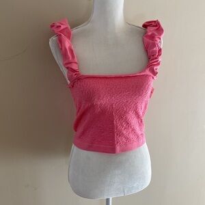 Anthropologie Stretch Crop Top